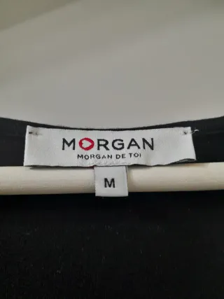 Camiseta Morgan encaje negro talla M