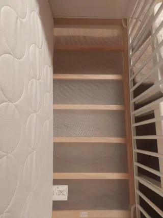 Cuna Smagora Blanca con colchón y chichonera