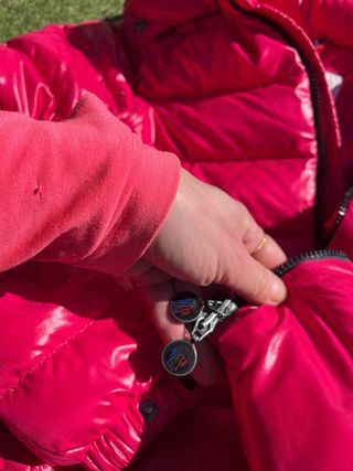 Plumífero Moncler Rosa Talla XS