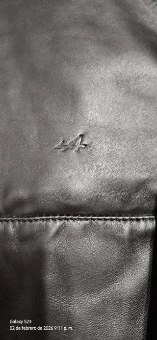 Chaqueta Cuero Negra ALPINE Talla M