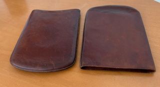 Estuche de cuero vintage para puros