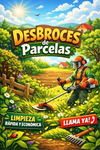 Desbroces de parcelas