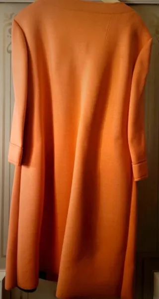 Cappotto donna arancione taglia S
