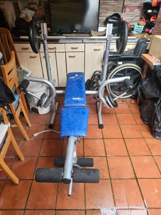 Banco multifuncional pesas