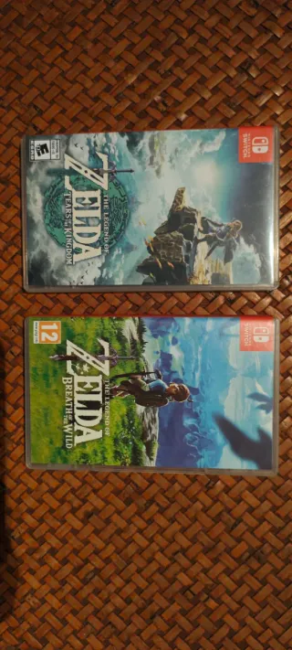 Zelda Tears of the Kingdom e Breath of the Wild.