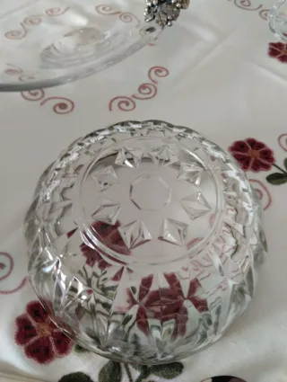 Insalatiera e posate silver plated vintage