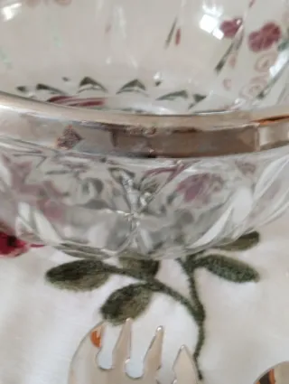 Insalatiera e posate silver plated vintage