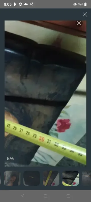 Cuadro antiguo Virgen madera