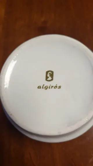 Juego de café porcelana azul y blanco