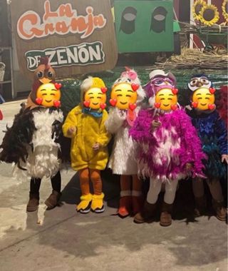 Disfraz Pavo Real Granja de Zenón