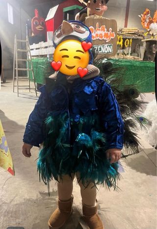 Disfraz Pavo Real Granja de Zenón