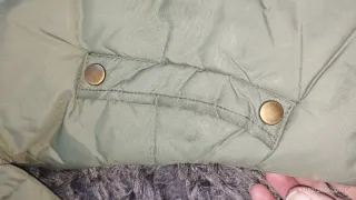 Abrigo corto acolchado Tex verde Talla S