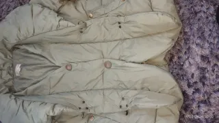 Abrigo corto acolchado Tex verde Talla S