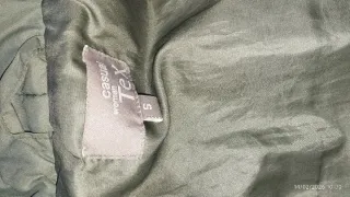 Abrigo corto acolchado Tex verde Talla S