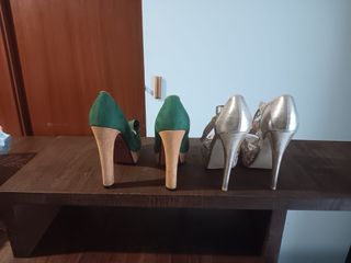 Lote de 4 zapatos de tacón