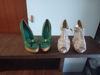 Lote de 4 zapatos de tacón