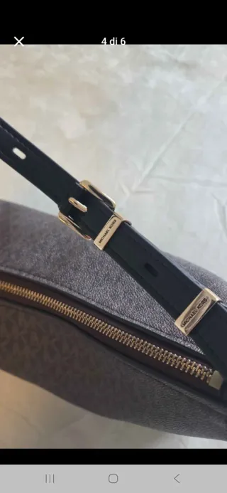 Borsa Michael Kors a spalla/tracolla marrone oro