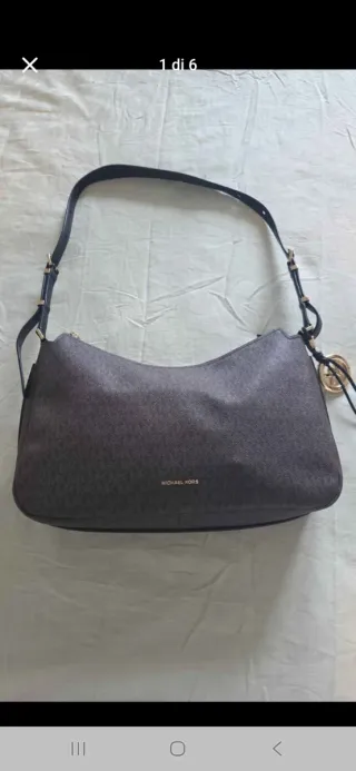 Borsa Michael Kors a spalla/tracolla marrone oro