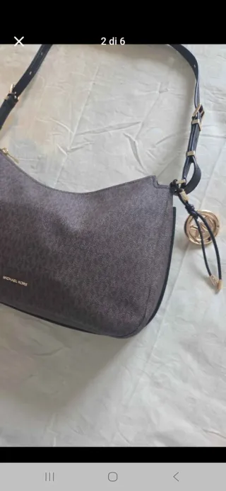 Borsa Michael Kors a spalla/tracolla marrone oro