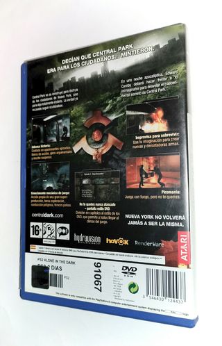 ALONE IN THE DARK COMPLETO PLAYSTATION 2