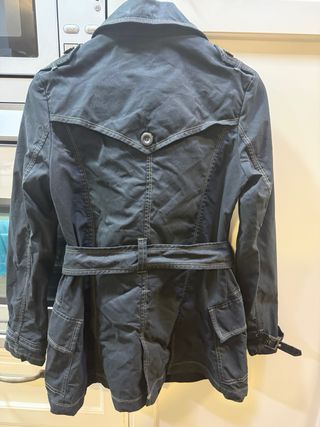 Gabardina Negra GREEN COAST