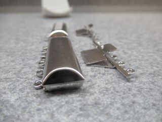 2 Chiusure Argento 925 per Collane 6 Fili