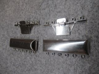 2 Chiusure Argento 925 per Collane 6 Fili