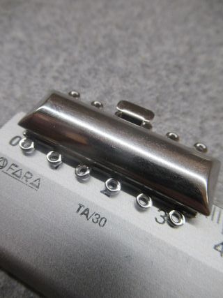 2 Chiusure Argento 925 per Collane 6 Fili