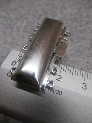 2 Chiusure Argento 925 per Collane 6 Fili