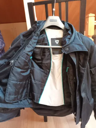 Chaqueta Moto Revit Cordura Negra