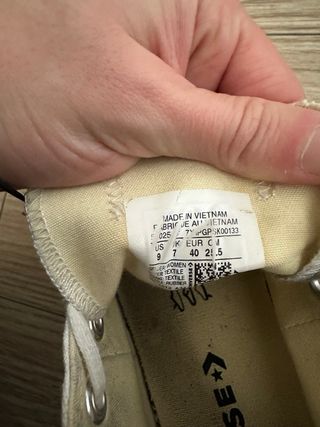 Converse plataforma CTAS LIFT OX talla 40