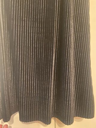 Vestido de terciopelo negro