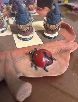 Scacchiera con Pixies e Coccinella