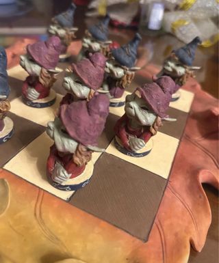 Scacchiera con Pixies e Coccinella