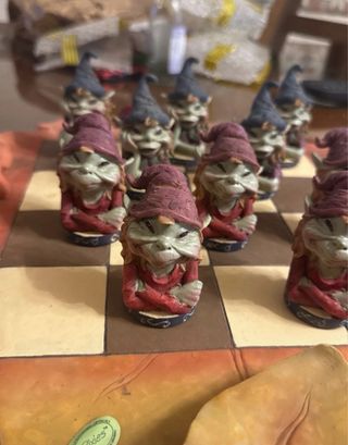 Scacchiera con Pixies e Coccinella