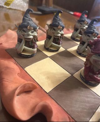 Scacchiera con Pixies e Coccinella