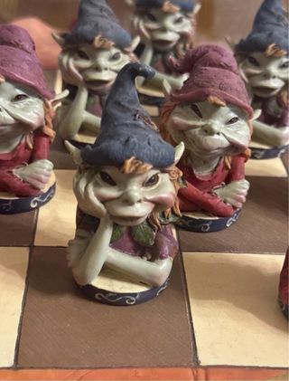 Scacchiera con Pixies e Coccinella