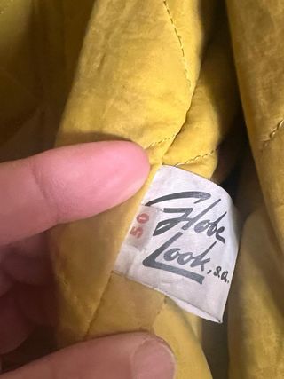 Abrigo Piel Cordero Azul