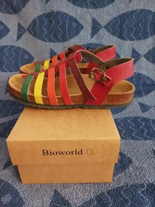 Sandalias Piel Talla 37 Mujer