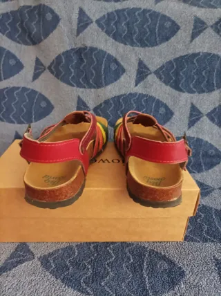 Sandalias Piel Talla 37 Mujer