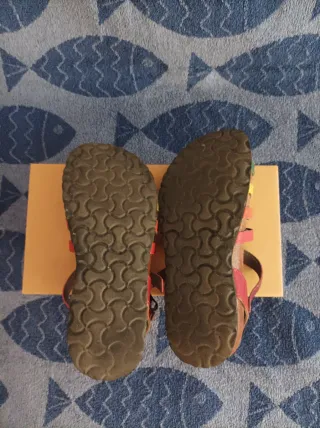 Sandalias Piel Talla 37 Mujer