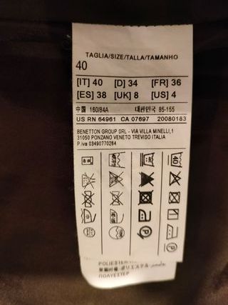 Giaccone Sisley donna marrone tg. 40