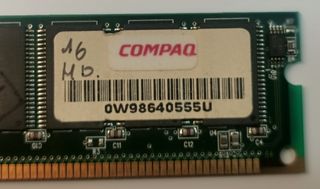 RAM SDRAM 16MB 100MHz Compaq 278030-002