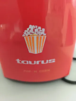 Máquina de Palomitas Taurus Roja