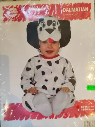 Disfraz Dálmata 12/18 meses