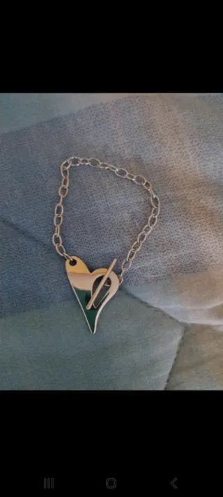 Bracciale donna con chiusura a cuore