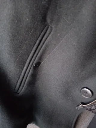 Abrigo Jack & Jones lana negro