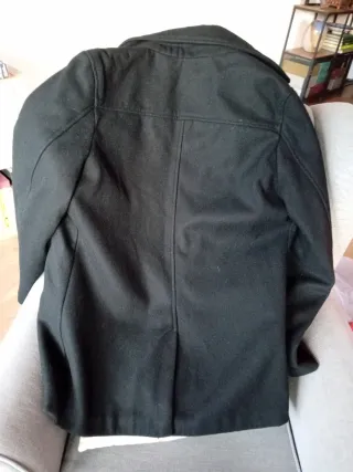 Abrigo Jack & Jones lana negro