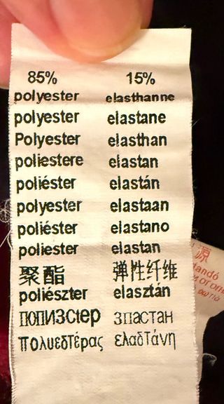 Polar Quechua azul y rojo Talla XL-XXL