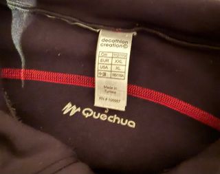 Polar Quechua azul y rojo Talla XL-XXL